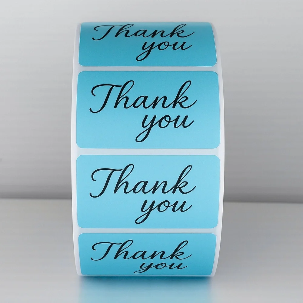 Cute Thank You Labels –Perfect for Packaging & Small Business Orders